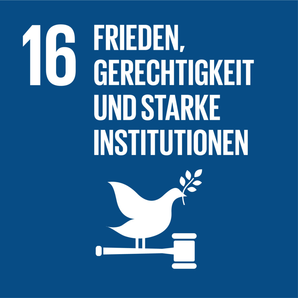 SDG 16: Frieden und Gerechtigkeit